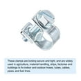 thumbnail image 4 of Unique Bargains 6-8mm Mini Fuel Injection Hose Clamp Zinc Plated Steel Fuel Line Clamp 10 Pack, 4 of 5
