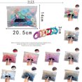 thumbnail image 2 of Pompotops 50 PCS Seamless Hair Ties for Women Girls Macaron Rainbow Colorful High Elastic Ponytail Holders No Damage Hair Bands, 2 of 3