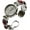 Red, variant on Collection Silver 28mm Round Face Mother of Pearl Dial Decorated Women's Bangle Watch
