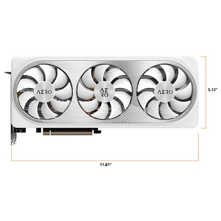 GIGABYTE - NVIDIA GeForce RTX 4070 SUPER Aero OC 12GB GDDR6X PCI Express 4.0 Graphics Card - White