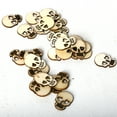 thumbnail image 4 of Bangcool 150PCS Halloween Wood Cutout Assorted Creative Wood Embellishment Wood Slice, 4 of 10