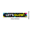 thumbnail image 3 of Glow Themed Colorful Splash Design Banner Backdrop Party Decorations for Neon Party Glow Party Photography Props Festival Celebrations, 3 of 8
