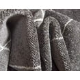 thumbnail image 5 of Unique Loom 3140889 Tapis Rectangulaire en Treillis Géométrique 8 x 10 Pi.&44; Gris Foncé, 5 of 5