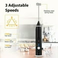 thumbnail image 4 of Kaleidio Professional Wireless Handheld Rechargeable Milk Frother Mini Mixer Whisk Foam Maker for Lattes, Cappuccinos, Matcha Tea, Frappe, Dalgona Whipped Coffee, Hot Chocolate [Silver], 4 of 7