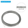 thumbnail image 2 of Uxcell 2/25" OD 164 Ft 304 Stainless Steel Cable Wire Rope with Aluminum Sleeves 7 x 7 Strand Rope Silver, 2 of 6