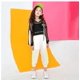 thumbnail image 3 of Ropa de hip hop, sudadera multicolor, pantalones casuales para niñas, ropa de baile de salón de jazz, atuendos de escenario, ropa rave, 3 of 5