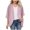Pink, variant on Cute Sweaters For Teen Girls Girls' Cardigan Sweater [Cute Petal Buttons] Cotton Long Sleeve Crewneck Uniform Sweater for 5-14 Years Girls Popcorn Knit Long Sleeve Sweaters