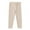 Beige, variant on Kiijoy Toddler Girls Leggings High Rise Cotton Pull-On Pants Casual Soft Trousers, Sizes 2-3