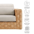 thumbnail image 3 of Modway Thames Armchair Outdoor Patio Furniture, Light Gray, 3 of 10