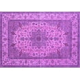 thumbnail image 1 of Ahgly Company Indoor Rectangle Medallion Purple Traditional Area Rugs, 3' x 5', 1 of 4