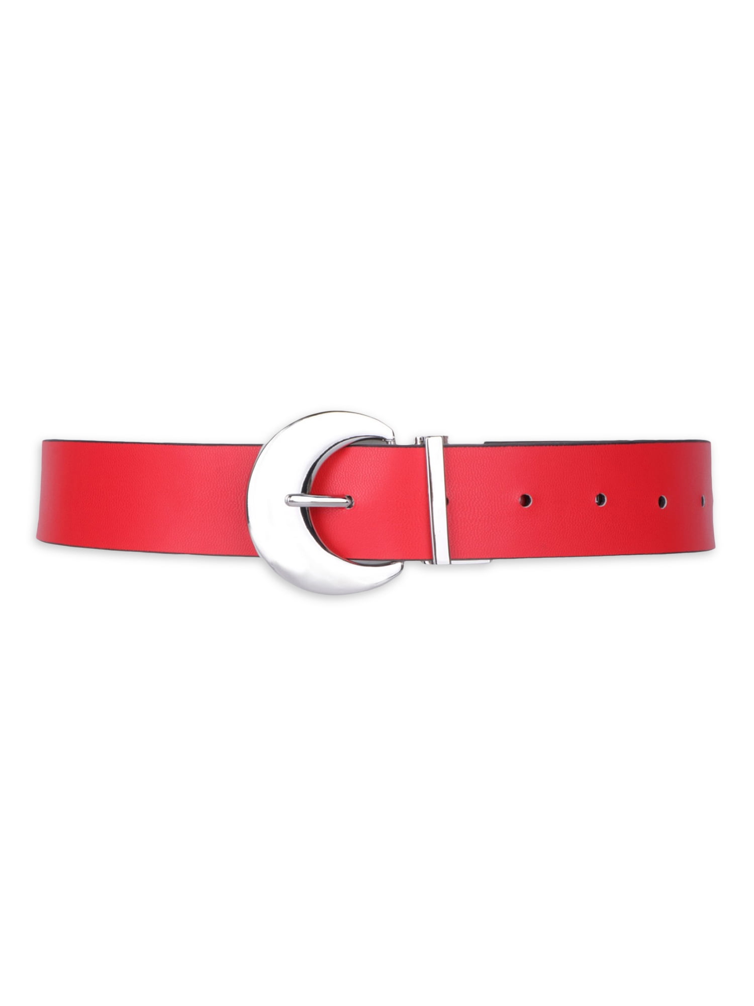 Sam Edelman for Circus Belt Womens Small Red Texture Matte Gold