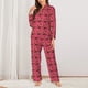 thumbnail image 2 of Balery German Shepherd Dog Conjunto de Pijama con Estampado para Mujer, Conjunto de Dos Piezas con Manga Larga, Ropa de Dormir Suave con Bolsillos, Pijamas Cómodos-Medium, 2 of 7