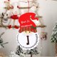thumbnail image 2 of Calendario de Adviento de Navidad - Cuenta regresiva para Navidad con 24 días - Hanging F, 2 of 5
