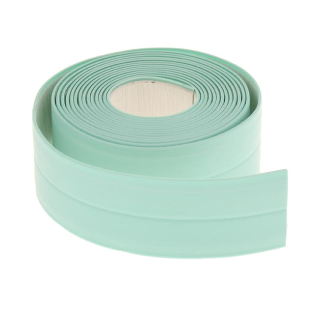 Cinta de sellado de pared de de 3,35 M Cinta de sellado de bañera resistente y al moho Verde