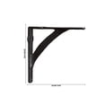 thumbnail image 2 of Vintage Iron Shelf Brackets, Heavy Duty Scroll Corbel Wall Supports for Floating Shelves, Decorative Metal Brackets for Mantel, Window Ledge, Home and Garden, 2 of 5