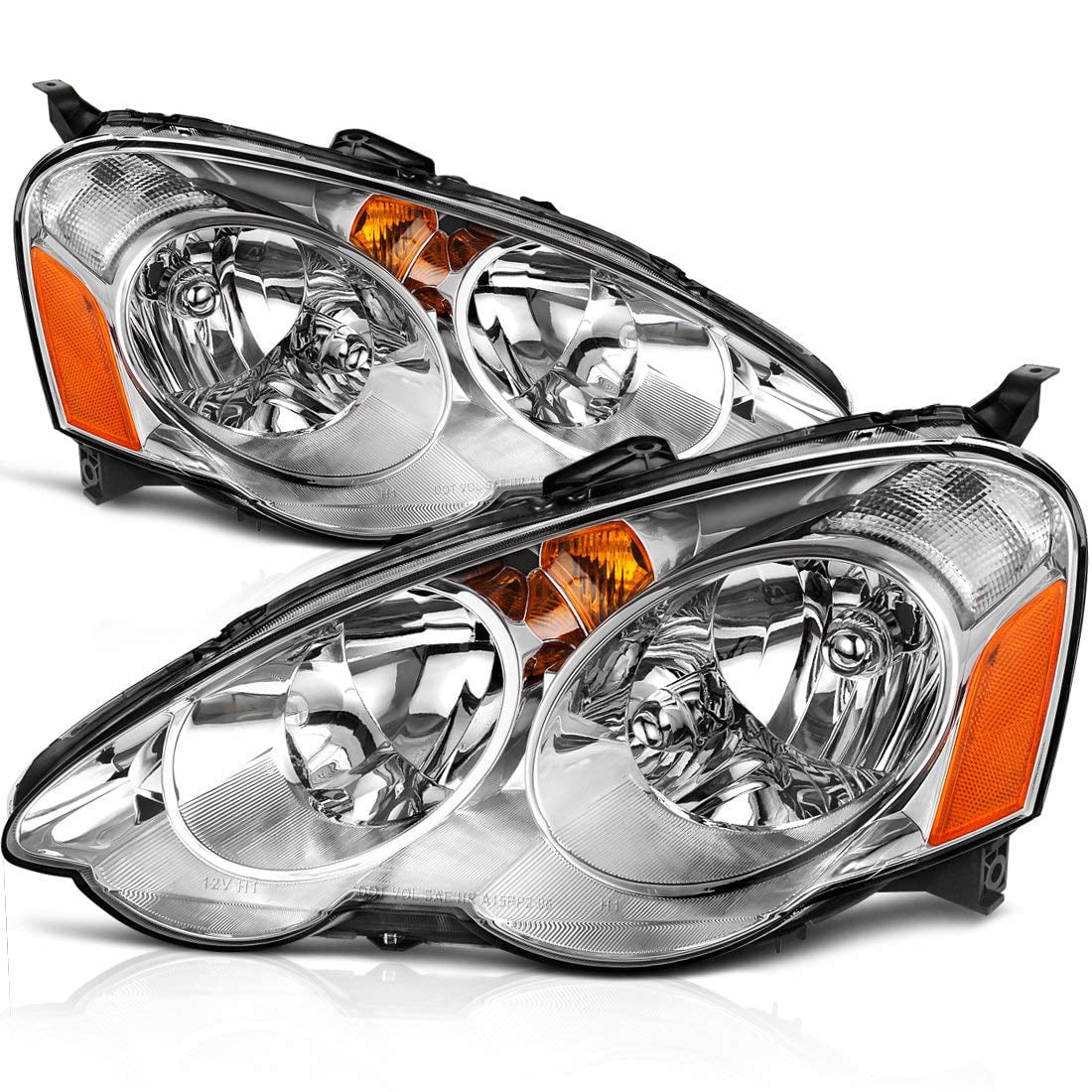 NEW FOR 2002 2003 2004 Acura RSX Complete Direct Replacement Headlight Set