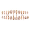 thumbnail image 7 of KUFptva 24pcs Artificial Nails with Floral Almond False Nails Glossy Press on Nails Manicure Acrylic Stick on Nails, 7 of 7