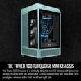 thumbnail image 2 of Thermaltake Tower 100 Tempered Glass Mini Tower Computer Chassis, 2 of 5