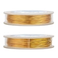 thumbnail image 2 of 21-Gauge Resistant Gold Wire Jewelry Copper Wire for Beading Craft 65-Feet/21-Yard Golden, 2 of 9