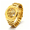 Gold Strap Gold Noodles, variant on Men's Octagonal Skeleton Automatic Mechanical Watch, Stainless Steel Bracelet Wristwatch