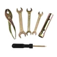 thumbnail image 1 of Kit de herramientas de reparación de motocicletas: destornillador, bujía, alicates, llave , universal, portátil, de metal., 1 of 8