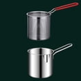 thumbnail image 5 of Deep Fryer with Basket, Qyaukm Stainless Steel Deep Fryer Set with Basket, Comfort Grip Fryer Pot for Home Kitchen Deep Frying, Fries and Chicken, 5 of 9