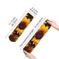 thumbnail image 4 of Pofeuu Vibrant Sunflower Blooms Print 30cm Socks, Adult Running Hiking Socks for Youth and Adult, 4 of 7