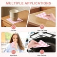thumbnail image 4 of Uxcell 50Pack Gingham Checkered Scalloped Paper Napkins for Parties and Events[Pink], 4 of 6