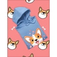 thumbnail image 3 of Cute Lovely Corgi Hoodie Women -Image by Shutterstock, Female Small, 3 of 4