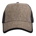 thumbnail image 2 of Sombrero de Trucker ajustable TOP HEADWEAR de paja Natural Negro, 2 of 2