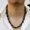 1 Pcs Necklace, variant on K-KED Men Triple Protection Bracelet Tigers Eye Obsidian Hematite Energy Necklace 24''-1 Set (Bracelet+Necklace)