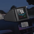 thumbnail image 4 of P10 HUD Head Up Display para coche universal OBD2 Advertencia de velocidad RPM Consumo de combustible Proyector, 4 of 15