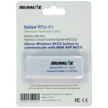 Nanolux NCCS-RTU Remote Terminal Unit RTU Wireless Card with USB Connection Port-Communicates with DTU-Connects to a