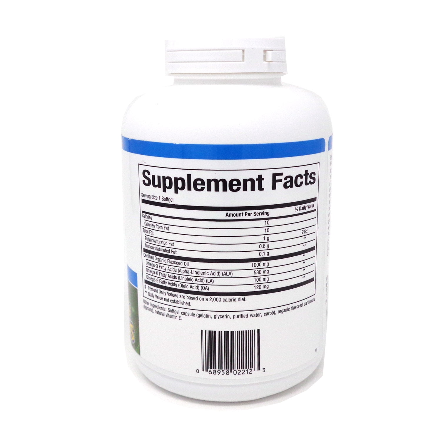 Natural Factors Omega Factors, Flaxseed Oil, Supports Overall Health with Omega-3, 6 and 9 Fatty Acids, 360 Softgels