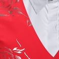 thumbnail image 5 of Mens Paisley Business Suit Vests Print Single Breasted Suit Vest Lapel Casual Formal Dress Waistcoat for Wedding Party, 5 of 6