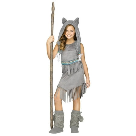 Fun World Tween Girls Halloween Costume Wolf Dancer  12-14 years
