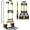 Yellow 440lbs, variant on Heavy-Duty Capacity Hand Truck with Stair-Climbing Wheels & One-Touch Retractable Handle - Q235 Steel Collapsible Dolly Cart, 4.2-Inch Triple Wheels, Elastic Strap & Sponge Grip