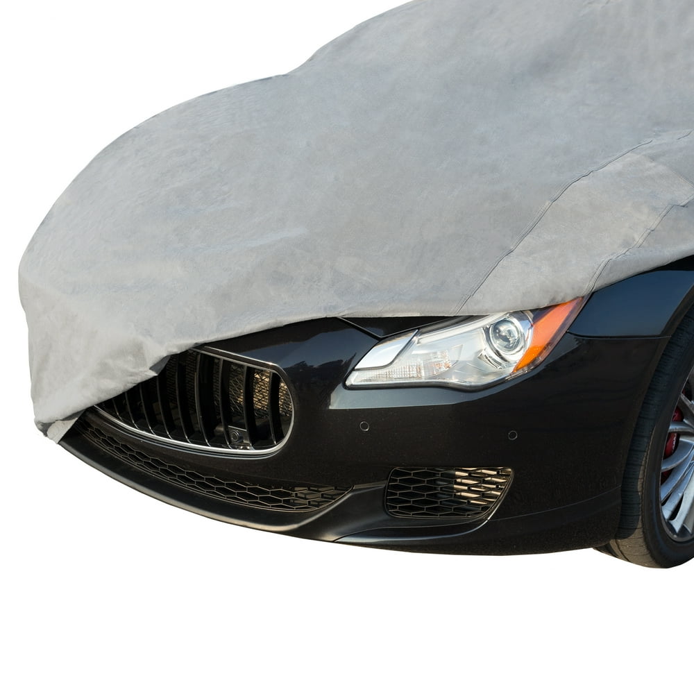 Car Cover Protective Water Repellent Covering with Elastic Hem and