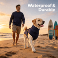 thumbnail image 4 of GASTROPOD 2026 New Dog Anxiety Vest with Reflective Strips Adjustable Dog Calming Shirt Breathable Soothing Suit for Small Medium Large Dog Navy Blue L, 4 of 6