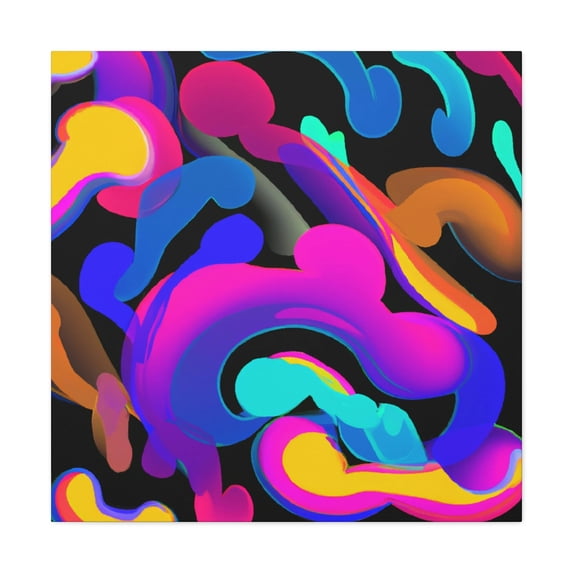 Digital Phoenix Rising - Canvas