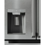 Midea 21.6-Cu. Ft. Cabinet Depth 4-Door French Door Refrigerator, Stainless Steel