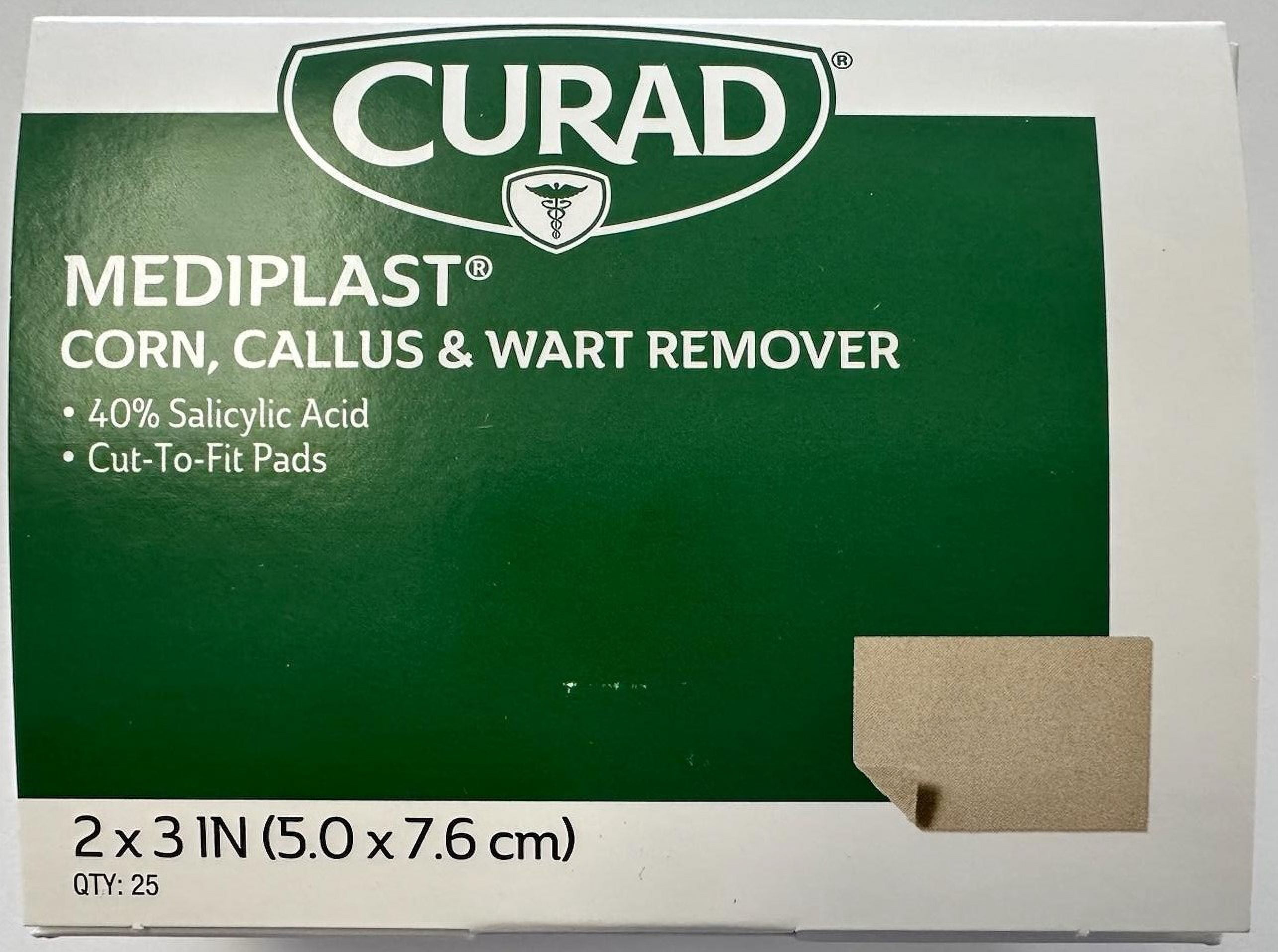 Curad Mediplast Pads 40%, 2 Inches X 3 Inches - 25 Ea