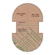 thumbnail image 5 of Plantilla De Billetera Acrílica, Plantilla De Billetera Acrílica Fácil De Almacenar Corte Preciso Durable Con Papel Kraft Para Hacer Monederos, 5 of 7