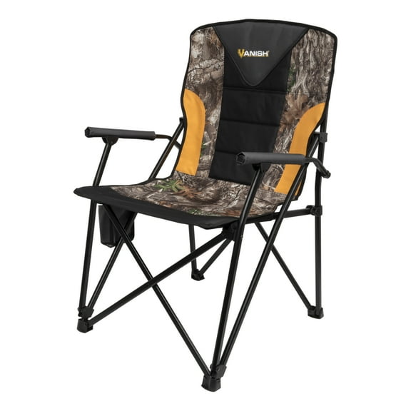 Vanish Padded Armchair with Backrest, Realtree Edge Camo