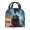 Lunch bag1, variant on Portable Lunch Bag Insulated Stained Glass Wolf Portrait Poster Lunch Box Reusable Tote Bag Unisex for Work, Travel, Picnic, Office, Camping, Hiking, Picnic, Beach