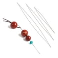 thumbnail image 2 of Agujas de abalorios, 4 piezas Agujas de hilo de abalorios rectas Agujas largas Agujas de enhebrado Agujas de bordado de abalorios finos con tubo de almacenamiento de agujas Fabricación de pulseras, 2 of 5