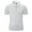 White, variant on WREESH Men's Casual Solid Button Short Sleeve Collar Pullover T-Shirt Top Men's Ribbed Four Button Shirt Top Dark Gray