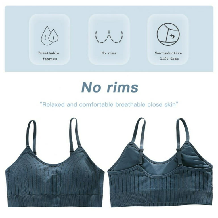3 Pack Bralettes for Women Comfort Bra, Adjustable Bralette Bra