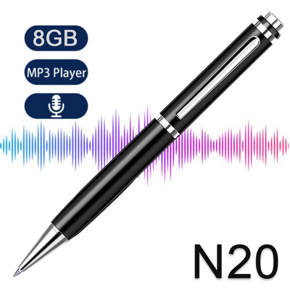 Mini Digital Recorder Pen Penshaped Hidden Sound Audio Pen Activated