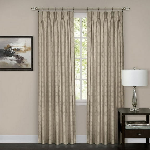 Achim Windsor Pinch Pleat Window Curtain Panel